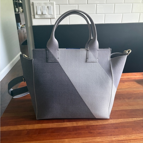 Rothy's The Handbag in grey color block, NWOT - Picture 2 of 8